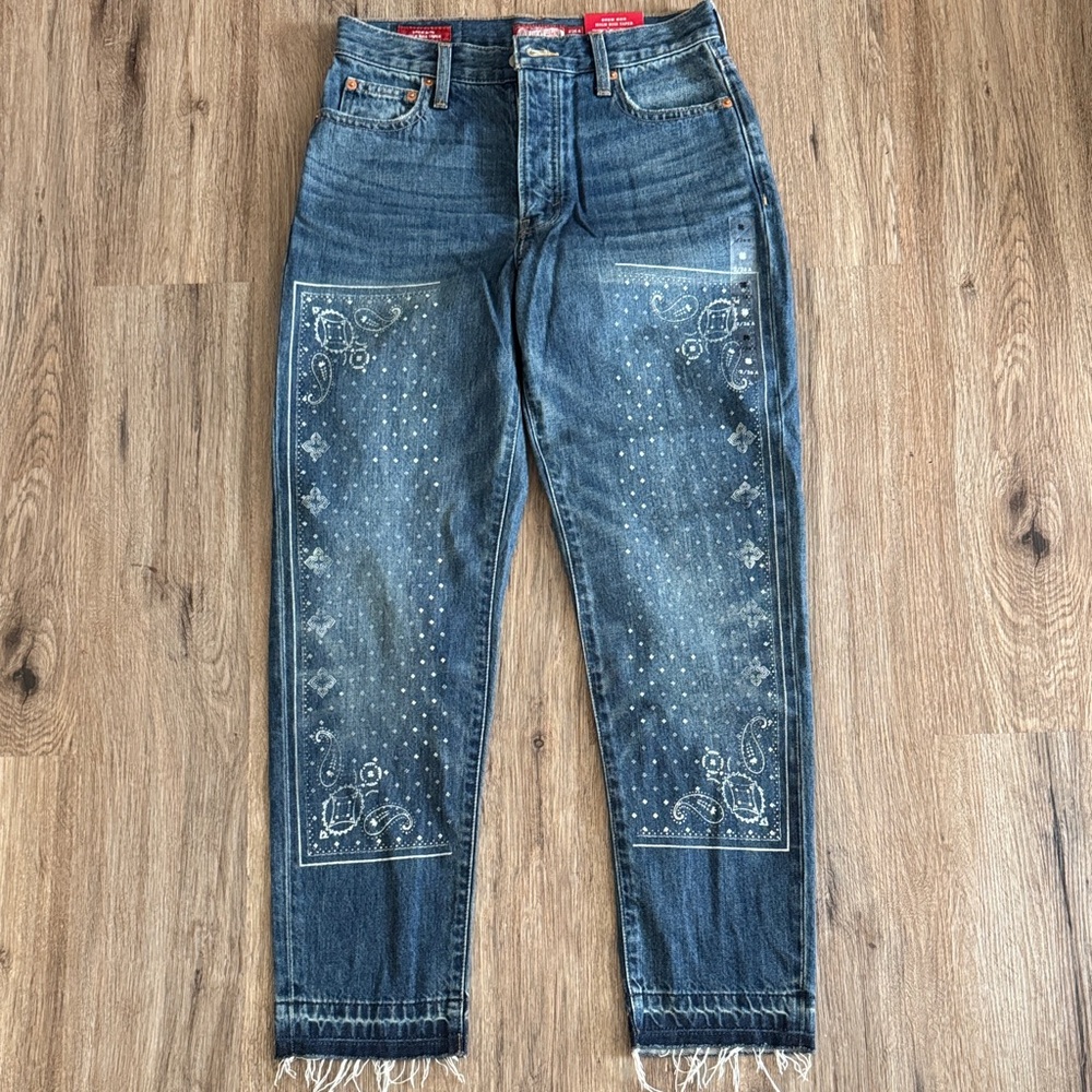 Lucky Brand Blue Paisley Women’s Jeans NWT